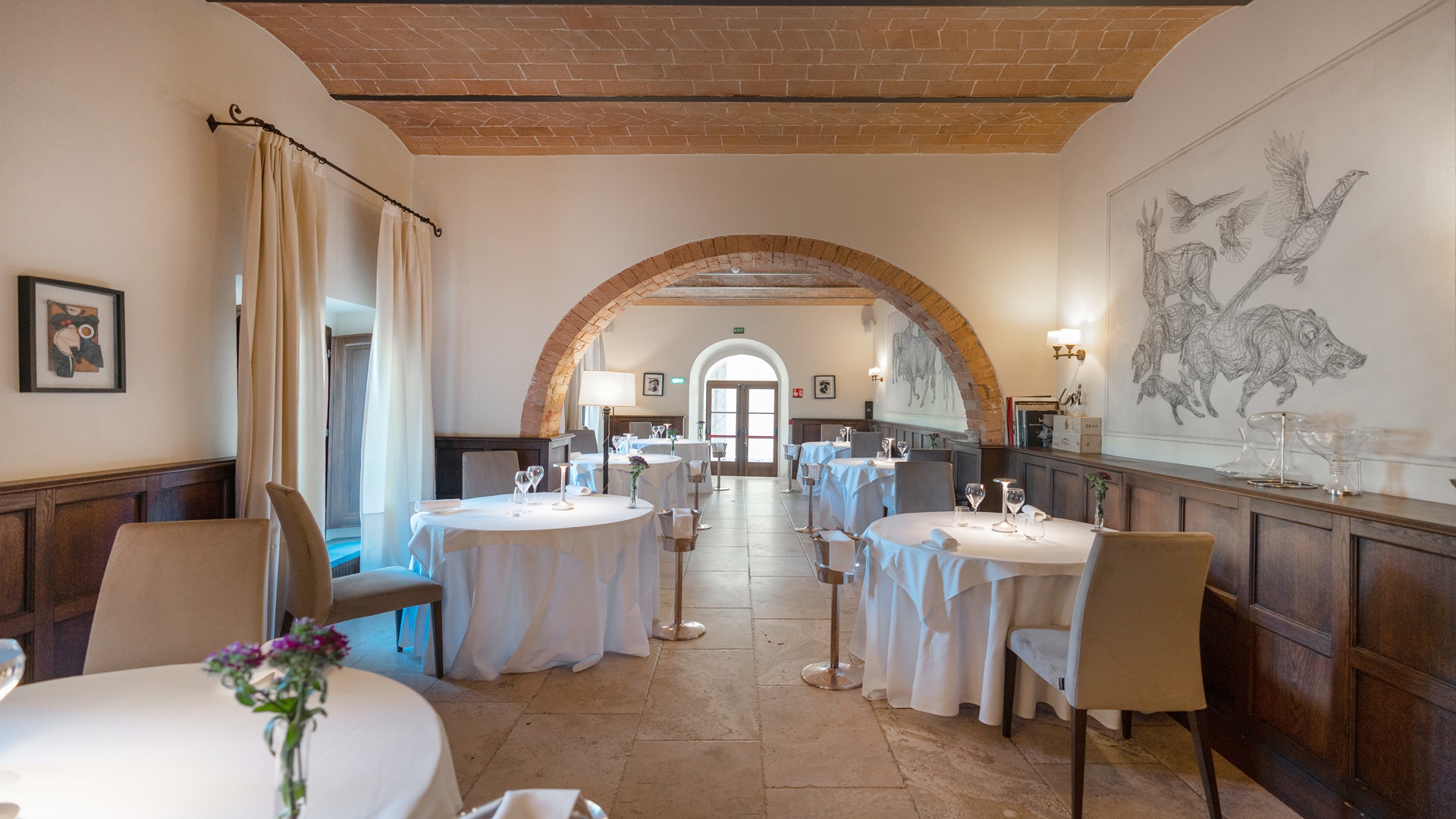 Castel Monastero in Castelnuovo Berardenga, Italy